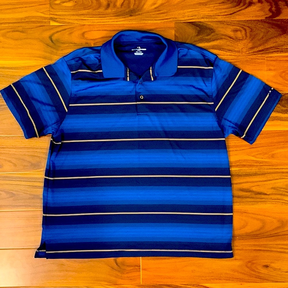 Men’s Grand Slam Striped Golf Polo
